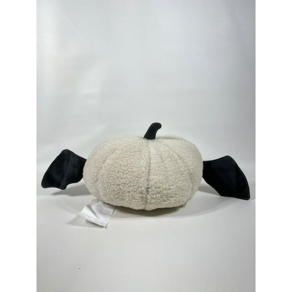 Halloween Jack-O'-Lantern Pumpkin With Bat Wings 8.5" x 19" Decorative Pillow - Picture 8 of 16